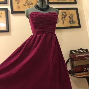 Anthropologie Paris HD sweetheart dress